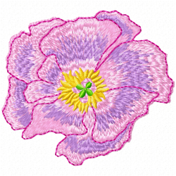 Flowers Embroidery Design 8